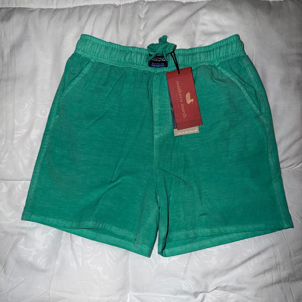 Southern Marsh Bimini Green Youth Swim Trunk